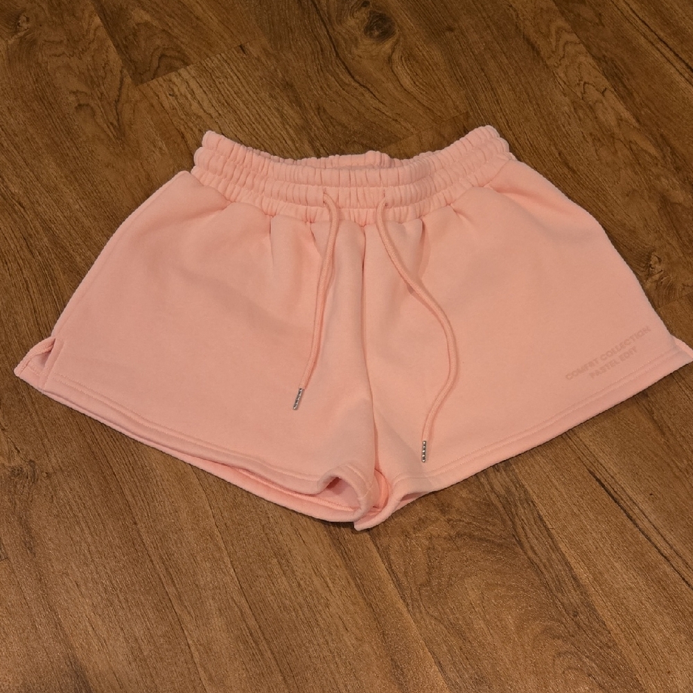Brand New COMFRT COLLECTION PASTEL WDCozy Pink Athletic Shorts for Women